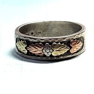 Black Hills 12K Gold and Sterling Ring